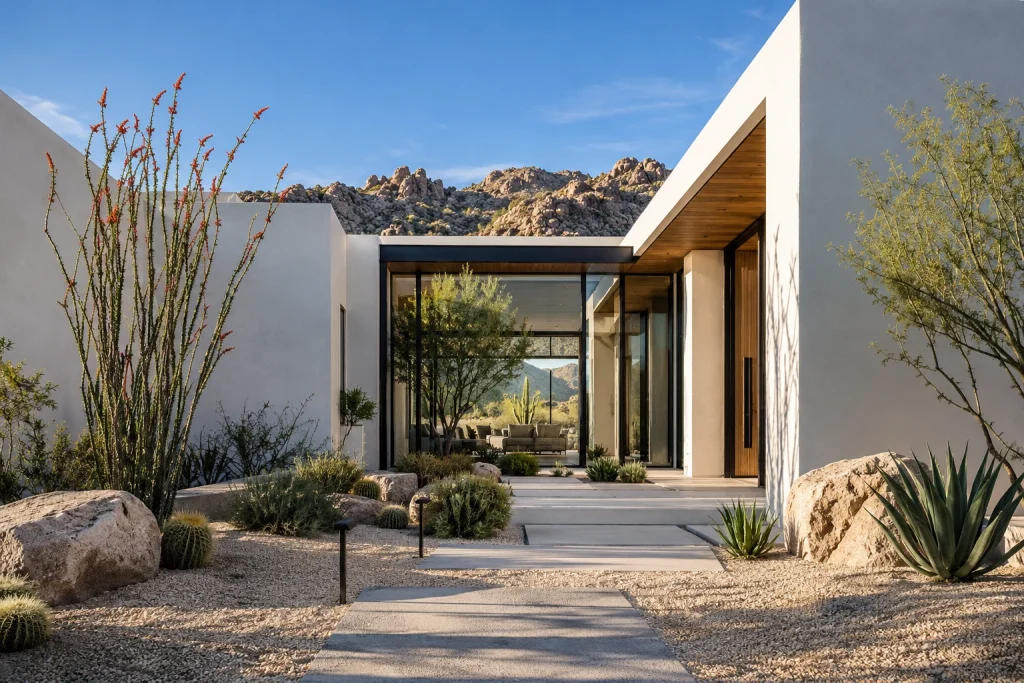 AI-generated ocotillo architectural concept