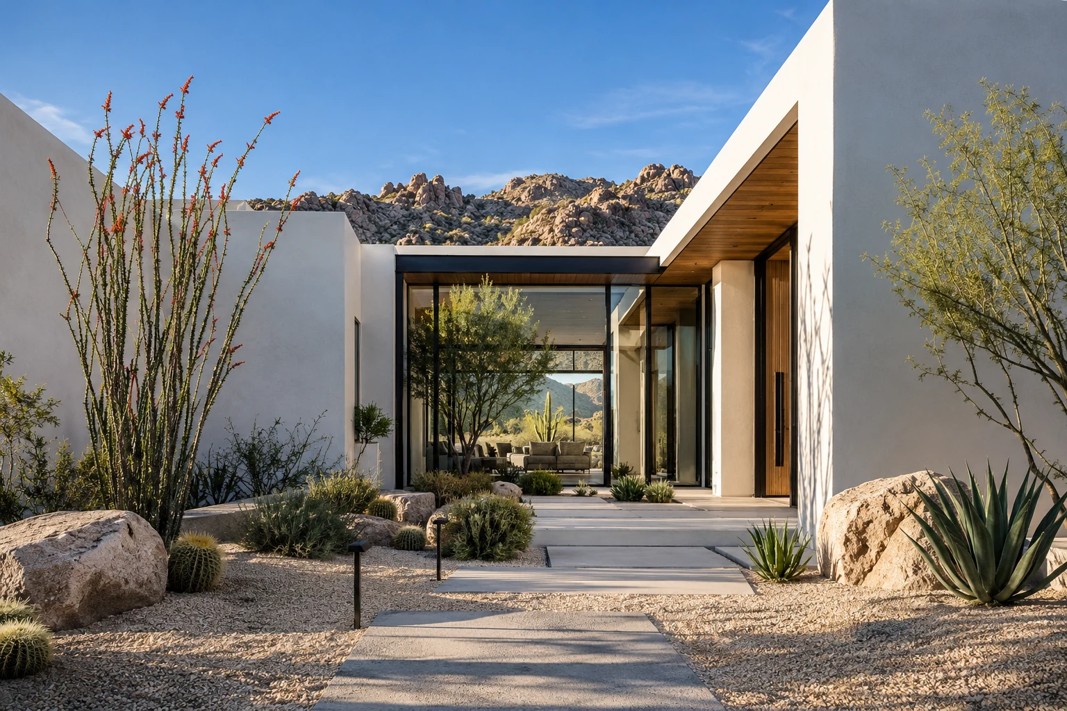 AI-generated ocotillo architectural concept